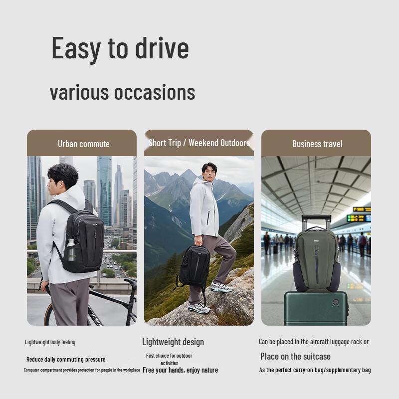 Jingdong Jingzao 15.6-inch Laptop Business Travel Commuter Backpack