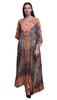 Phagun Giraffe & Zebra Animal Skin Beach Kaftan Bikini Cover up Womena    s Maxi Dress Long