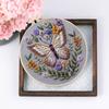 Animal Stamped Cross Stitch Embroidery Kits with Hoop Cloth Color Thread
