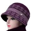 Autumn-Winter Warm Knit Fisherman Hat for Middle-Aged and Elderly Women