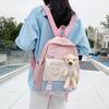 Süßer Cartoon-Kinderrucksack Für Jungen und Mädchen Leicht und Langlebig Geeignet für Vorschul- und Grundschüler Nylonmaterial Mittlere Größe