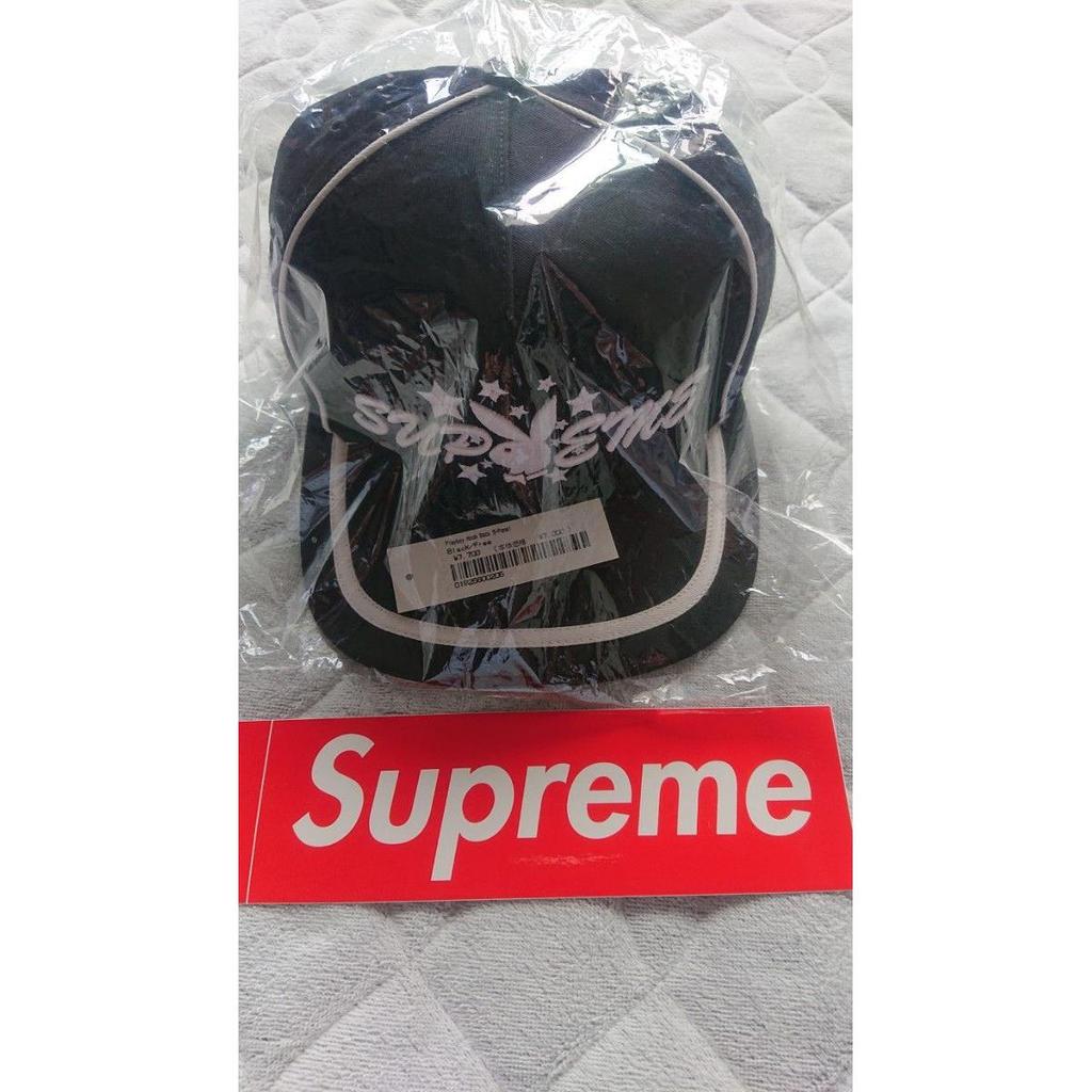 Used Supreme Playboy 5-Panel Cap Black Supreme Playboy Cap