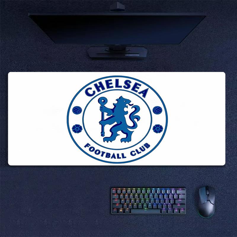 Chelsea F.C Print Cushion Non-slip Laptop Tablet Big Mousepad XXL Mat Mini PC Playmat With Lock edge