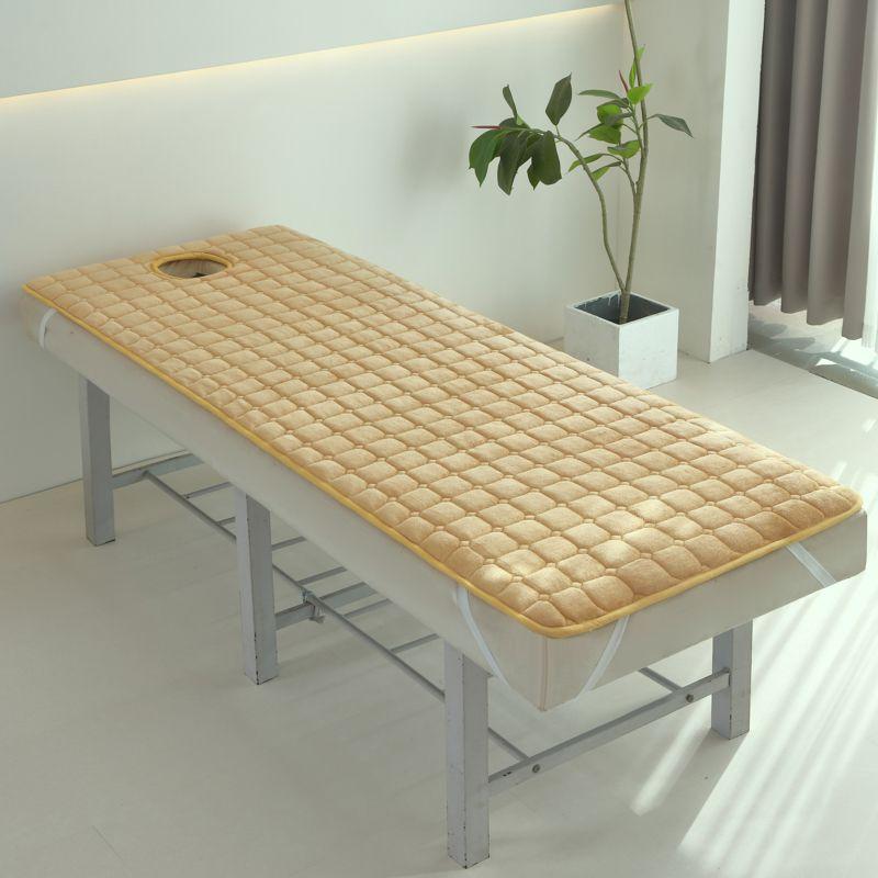 Thickened Velvet Beauty Mattress with Holes Soft Non slip and Warm Mattress Sheet Lunch Break Folding Mattress