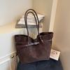 Deerskin pattern handbag large capacity tote bag fashionable new commuter bag shoulder bag underarm women's bag