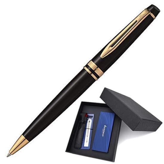 

8 предметов Подарочный набор Waterman WATERMAN Шариковая ручка Expert Essential Black GT S0951690 S2243312