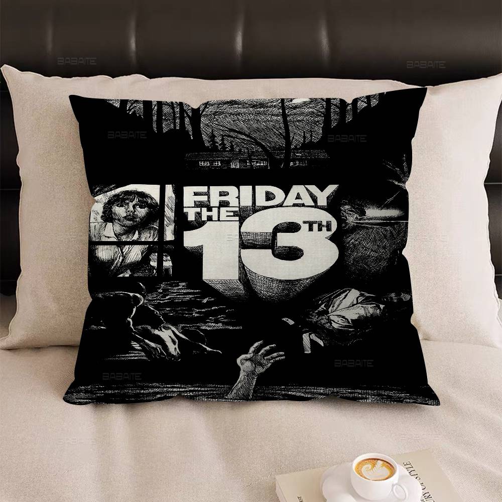 Horror Movie F-Friday T-The 13Th Pillow Gift Home Office Decoration Bedroom Sofa Car Cushion Cover Case 45X45