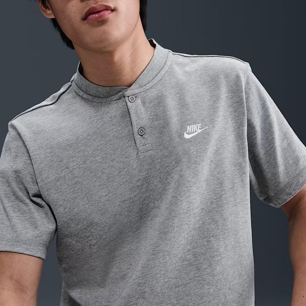 Nike Club T Shirt Men's Toned Dark Gray/Light Smoke Gray/White HQ5975-063