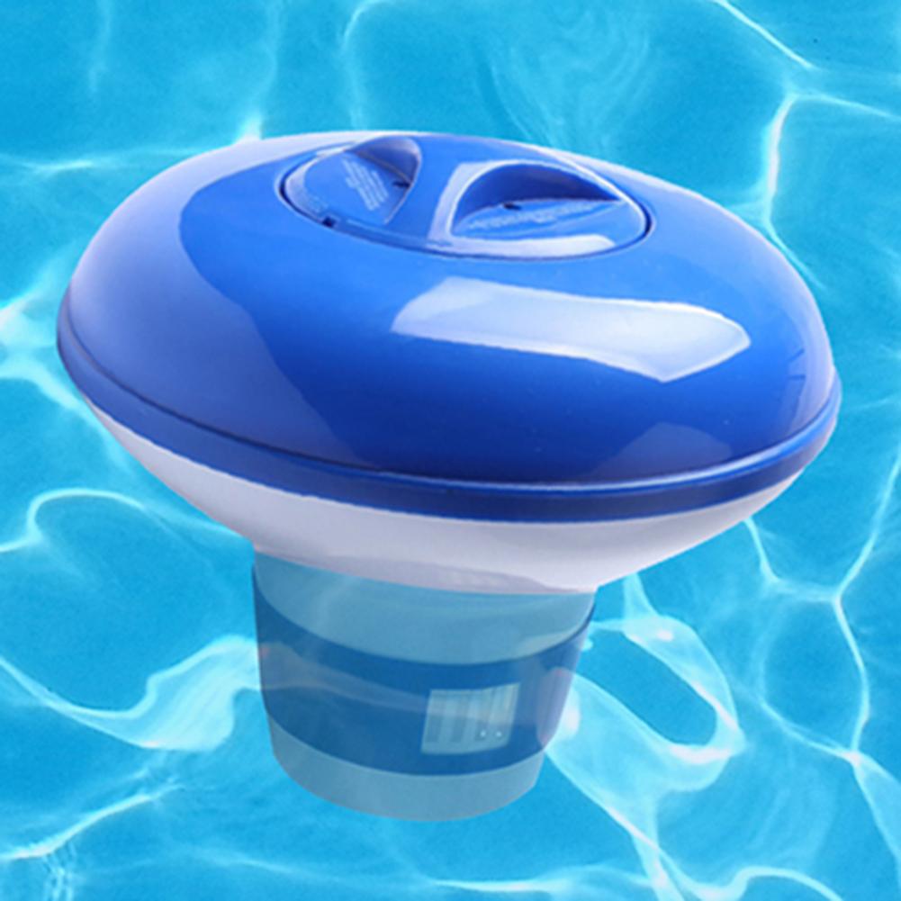 Swimming Pool Floating Chlorine Dispenser Disinfection Automatic Applicator Pump Pill Disinfecting Box Spa Pool Accessories