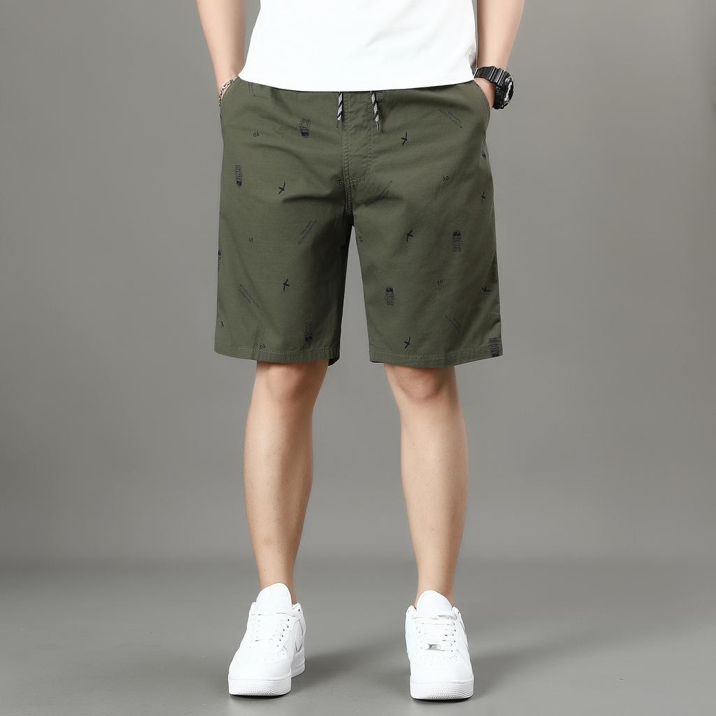 Men's Light Weight Beach Shorts Summer Casual Sweat Shorts Baggy Sports Wide Leg Print Gym Running Shorts