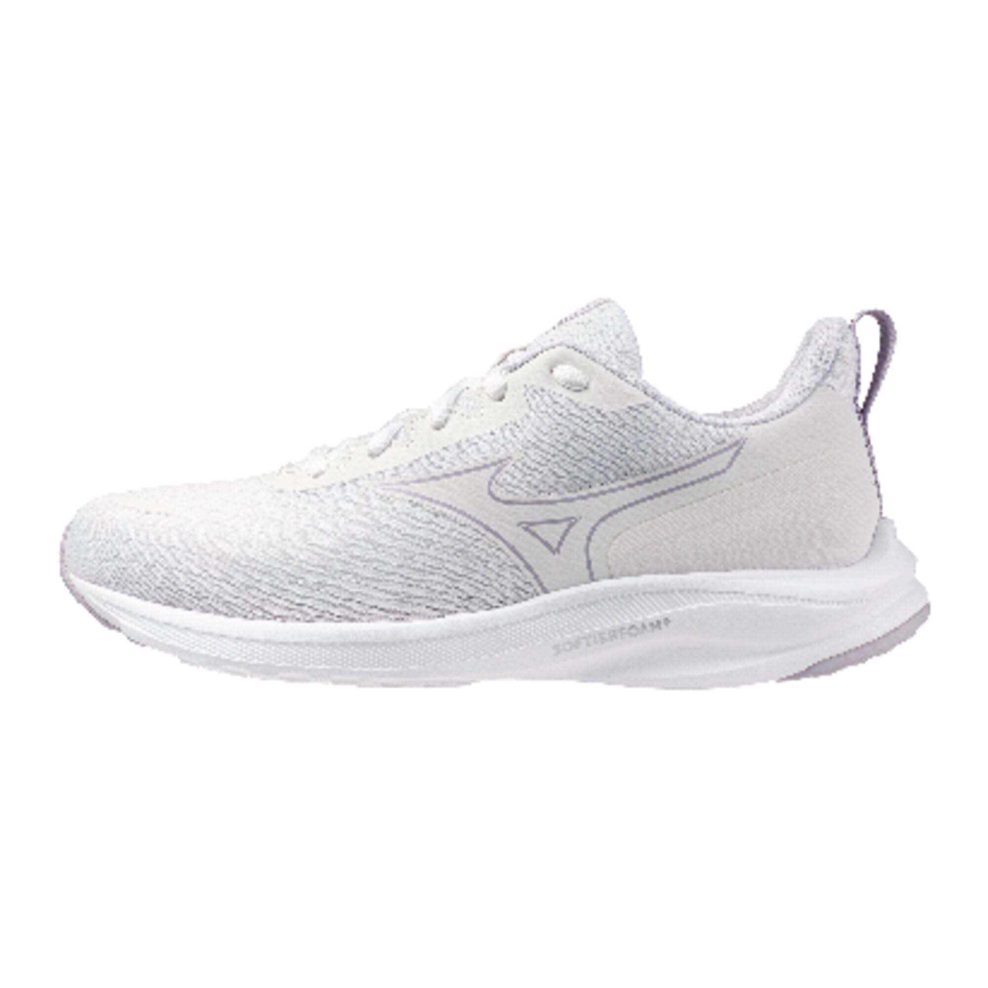 

Mizuno Esperanzer 2 Running Shoes, White/Purple, Size 22.5 cm, 4E, for Jogging, Training, Sports, Indoor Use, Commuting, and Exercise