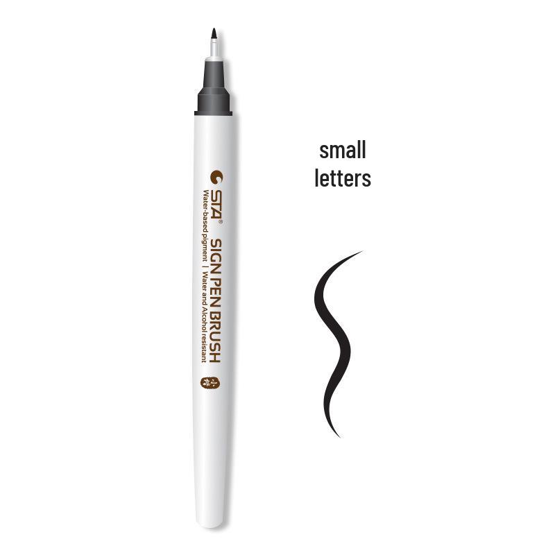 Stashu Li Waterproof Extra Fine Soft Brush Calligraphy Pen for Student and Signature Writing