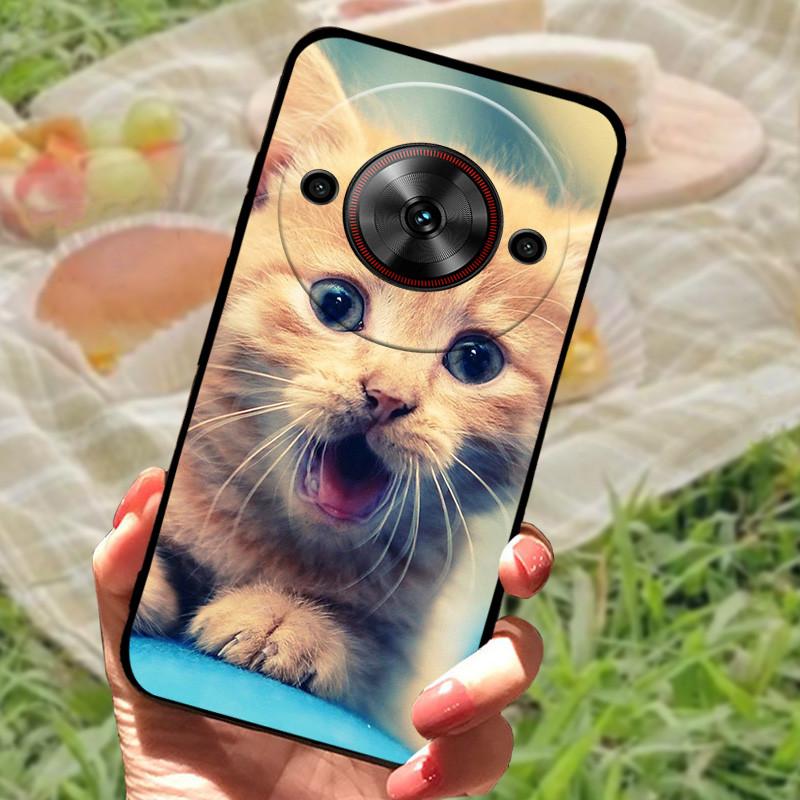 For ZTE Nubia Focus 5G Case Cover For Nubia Focus 5G Silicone Soft Marble Black Bumper Coque for ZTE Nubia Focus 5G Protective