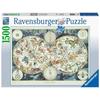Puzzle 1500 pièces - Mappemonde des animaux fantastiques - Ravensburger - Paysage et nature - Intérieur
