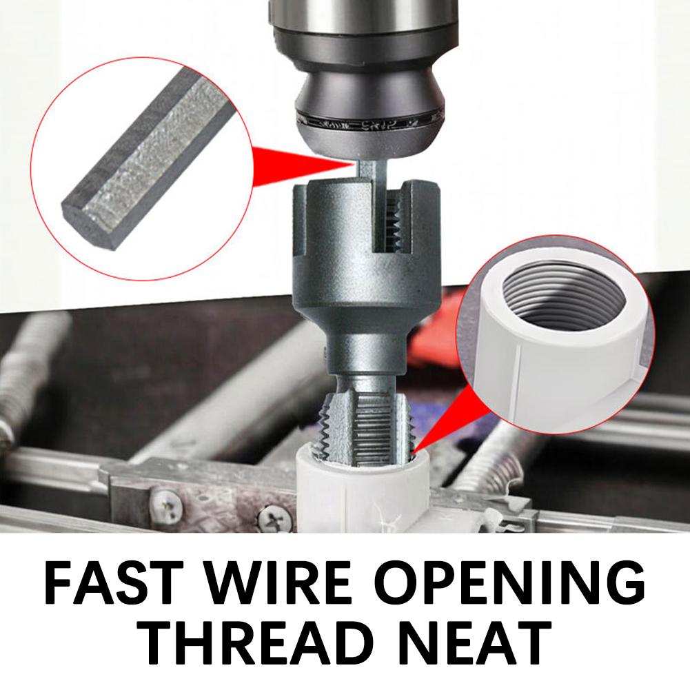 Pipe Threader Plumbing Tool Professional Pipe Internal External Thread Opener For Water Pipes