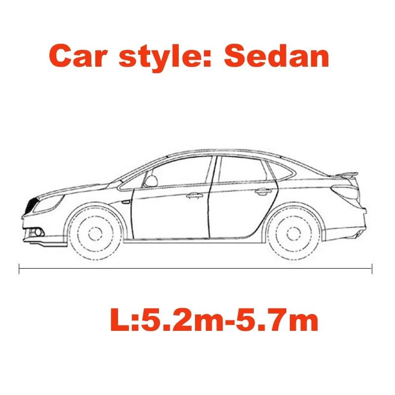 For Sports Car Sedan SUV Beauty Styling Universal Stretch Car Cover Sunproof Windproof Dustproof Scratch Resistant UV Protection