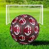 Milan Football club Printed Size 5 Soccer Ball - Durable, Machine-stitched, Soft and Comfortable, Suitable for Training and Matches Gift