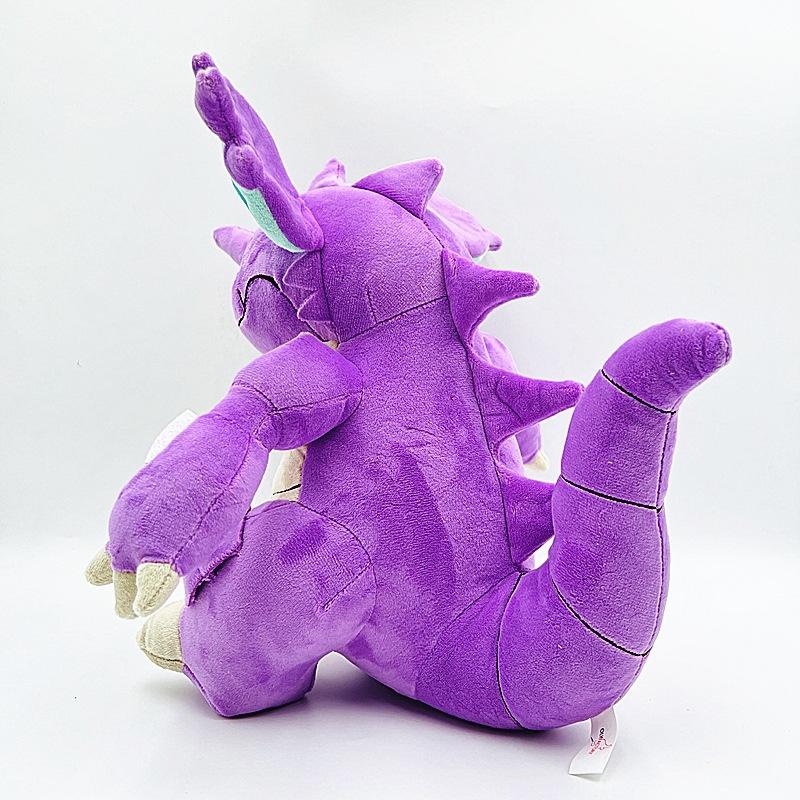 New Purple Nidoking Plush Toy Pokémon Doll Cute Soft Plush Collectible Figure Gift for Children and Adult Anime Fans Home Decoration Suitable Birthday