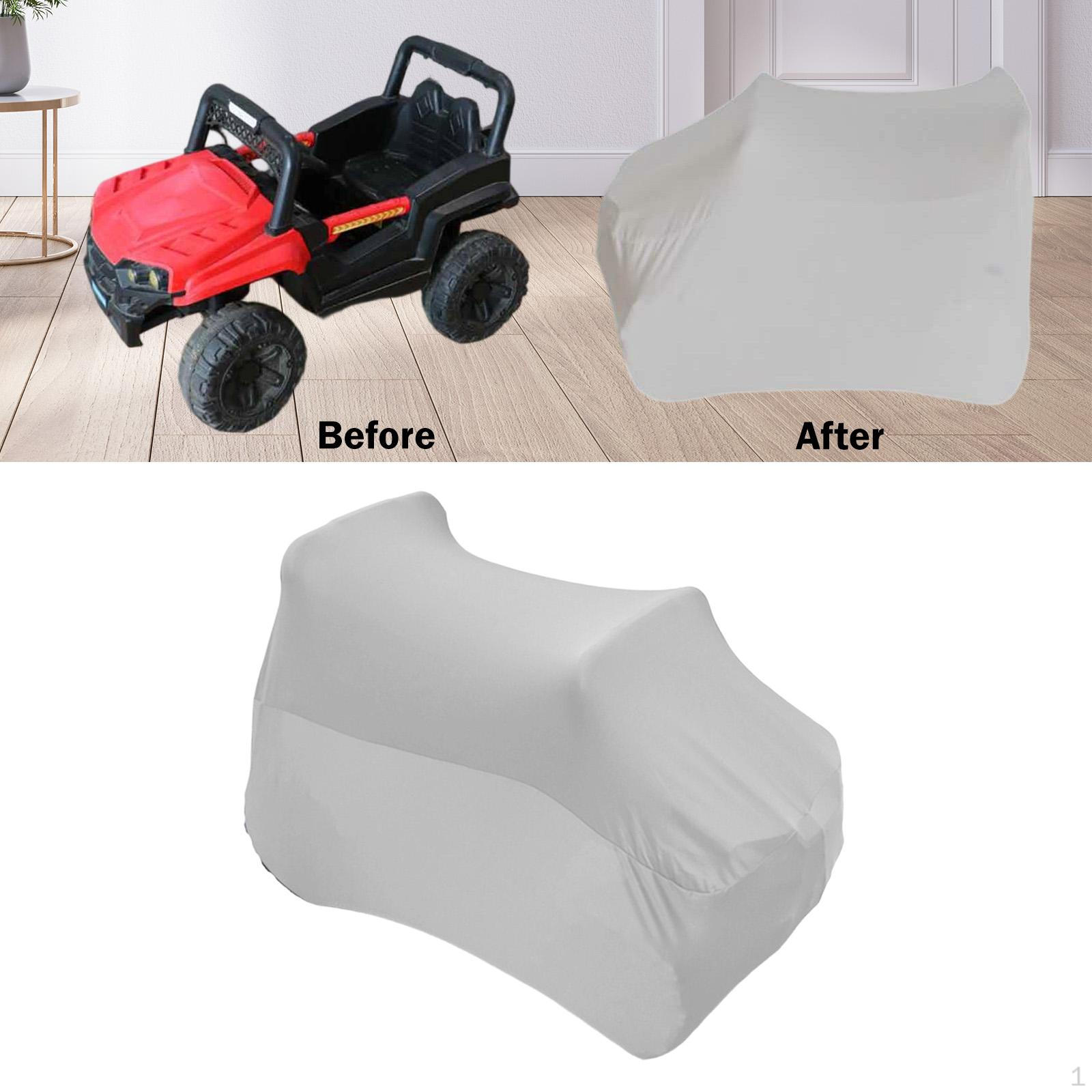 

on Toy Car Cover Dustcover Dustproof Outdoor Protection Wrapper for Garden Courtyard Patio Gray 80x50x26cm