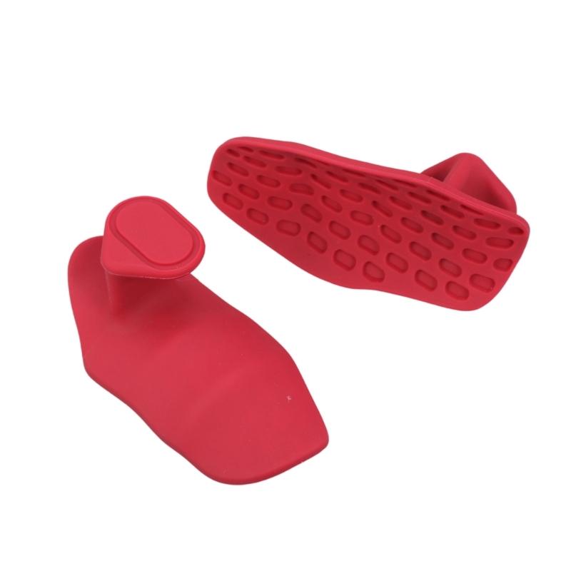 Silicone Antislip Workout Grip Sports Gym Gloves Weight Lifting Grip Hand Gripper for Dumbbell Lifting Bodybuilding