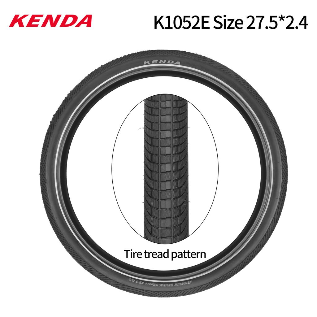 Kenda 27.5 Inch Mountain Bike Tire Durable Rubber 60TPI 27.5in * 2.4/2.8 Trials MTB Road Bike Racing Outer Tire Winter Cycling
