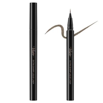 Visee Extra Sharp tekuté oční linky [Všechny 4 barvy] 0,4 ml - Voděodolné Ultra tenké tekuté oční linky 0,01 mm