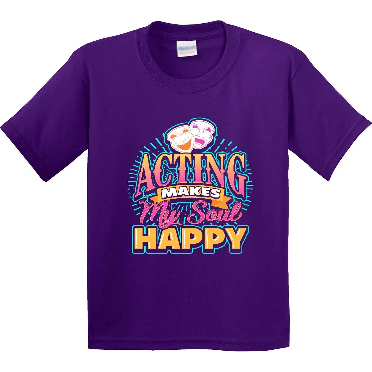 Inktastic Actress Acting Theater Quote Youth T-Shirt Theatre Hobbies Actor Tee 150
