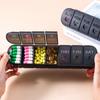 New Weekly Double-layer Premuim Portable Pill Storage Cases Box Organizer 7 Days 14 Grids 2 Times A Day for Vitamins Fish Oils