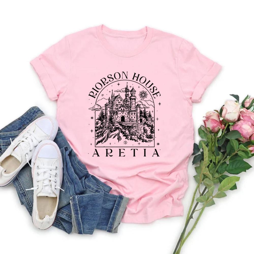 Iron Flame T-shirt Xaden Riorson House T Shirt Unisex Vintage Graphic Tees Casual Short Sleeve Round Neck Tshirt Bookish Gift