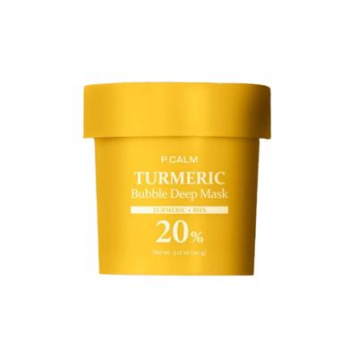 Turmeric Curcumin Bubble Deep Mask (90g) – Purifying & Brightening Pore Care