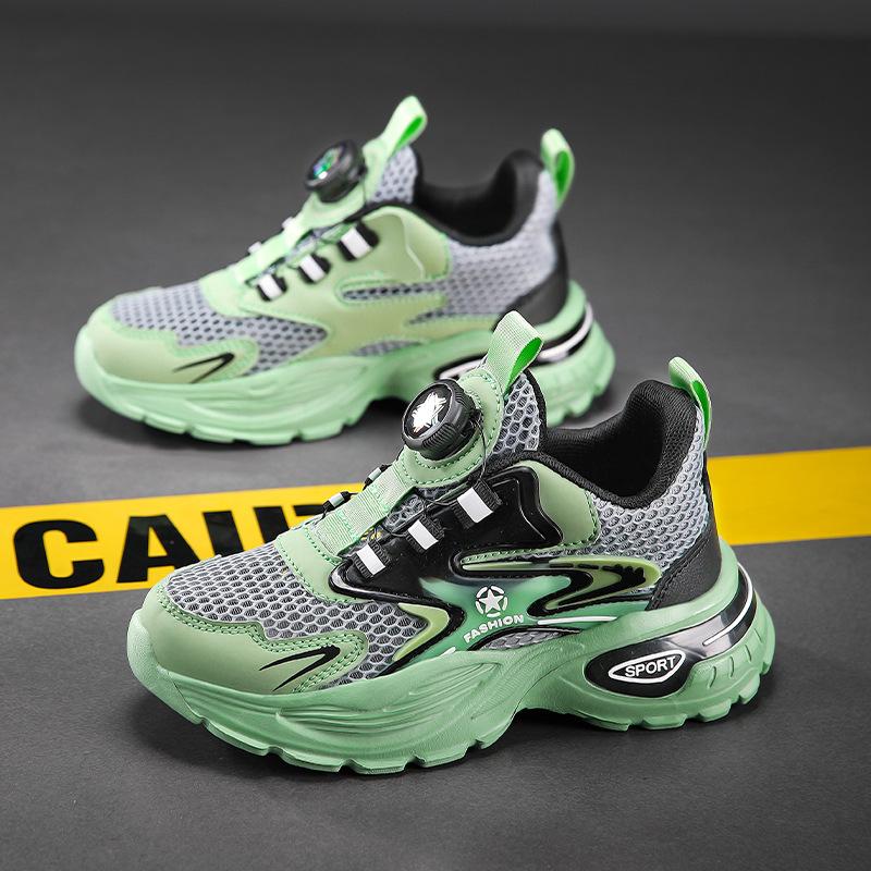 

Летние кроссовки на сетке для мальчиков, дышащие и легкие спортивные туфли, обувь для уроков физкультуры в начальной школе для детей среднего и старшего возраста 28