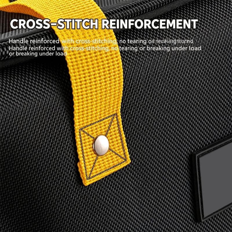Professionelle Verdickte Bauwerkzeugtasche Hohe Kapazität Design Staubdichte Beschichtung Für Baustellenwerkzeuge M4YD