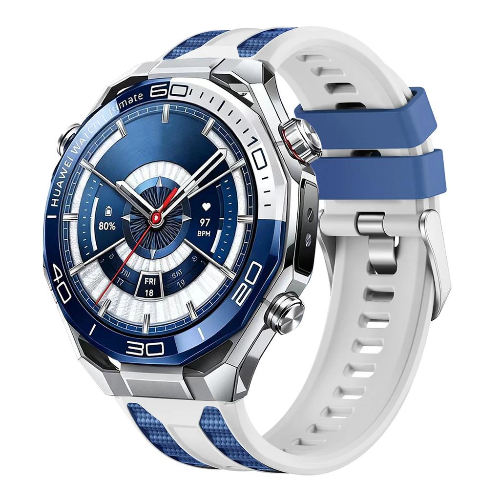22MM Silicone Sport Strap for Huawei Smart Watch Ultimate 2 Original Replace Band for Huawei GT6 Pro GT6 46mm Band Accessories