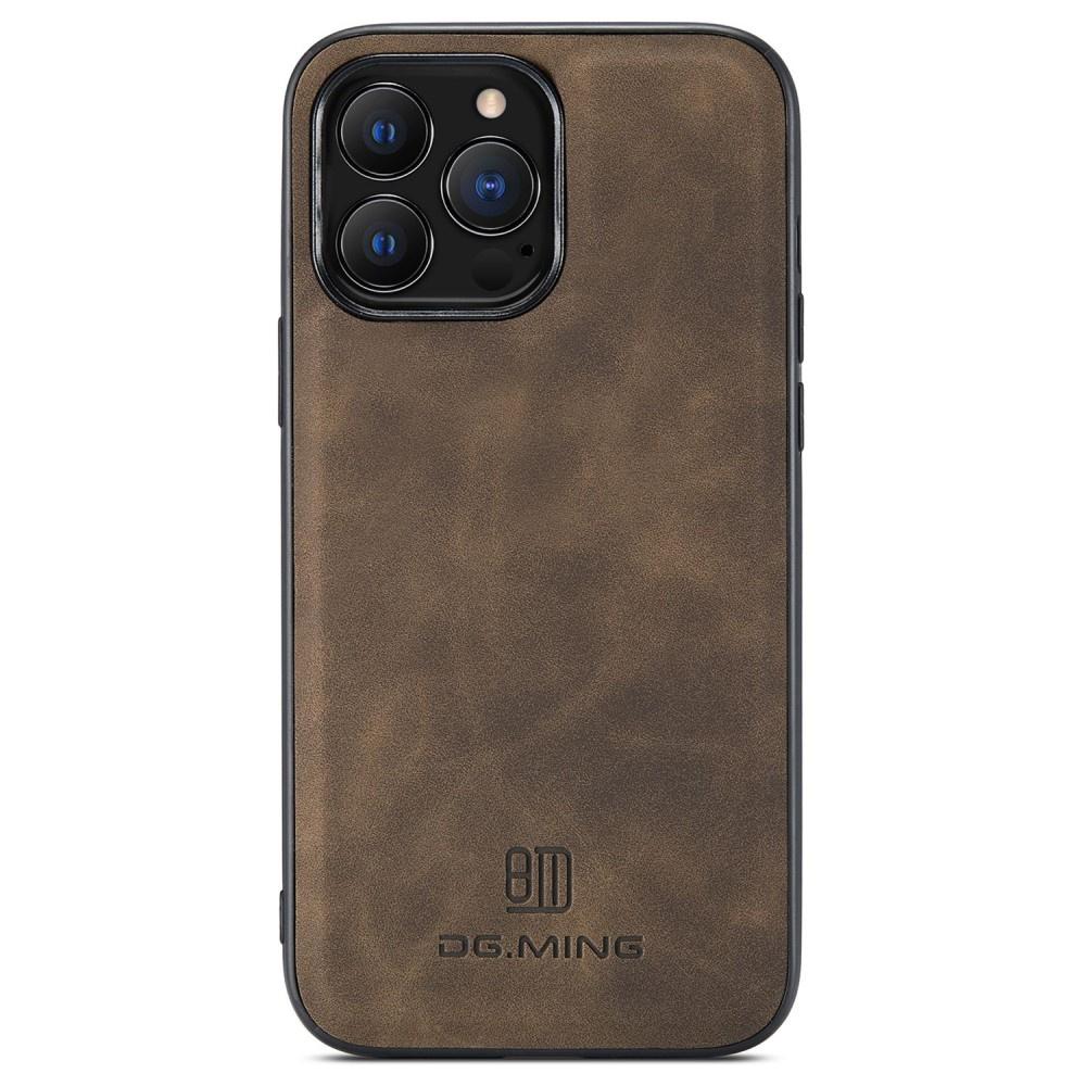 iPhone 14 Pro Case, DG.MING 2in1, Coffee