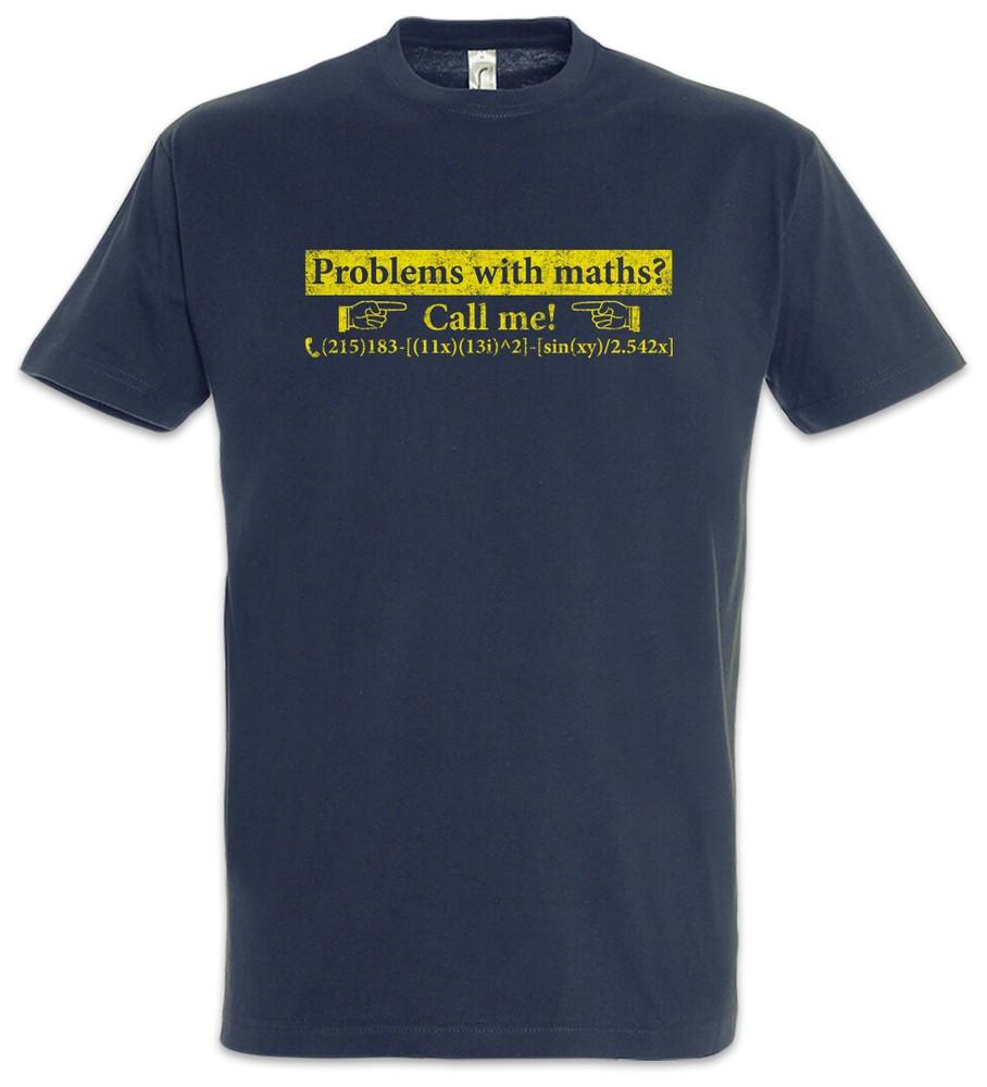Problem with Maths? T-Shirt Mathematics Teacher Professor Fun Geek Nerd Science