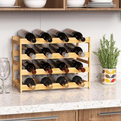 Multi-layer Desktop Wine Rack: Living Room Display & Storage Holder
