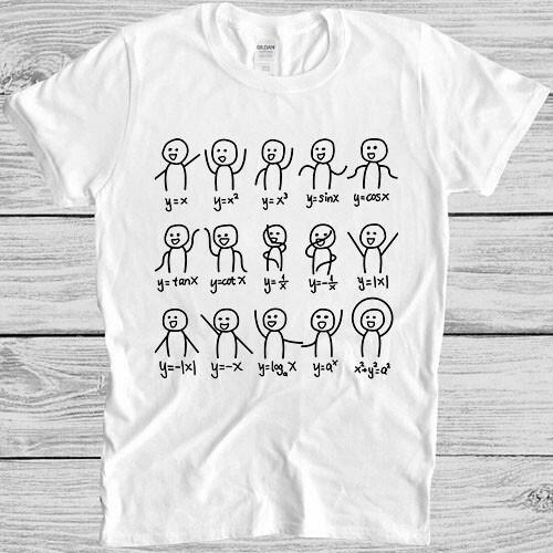 

Funny Algebra Dance Graph Figures Math Equation Joke Funny Gift Tee T Shirt M976 L