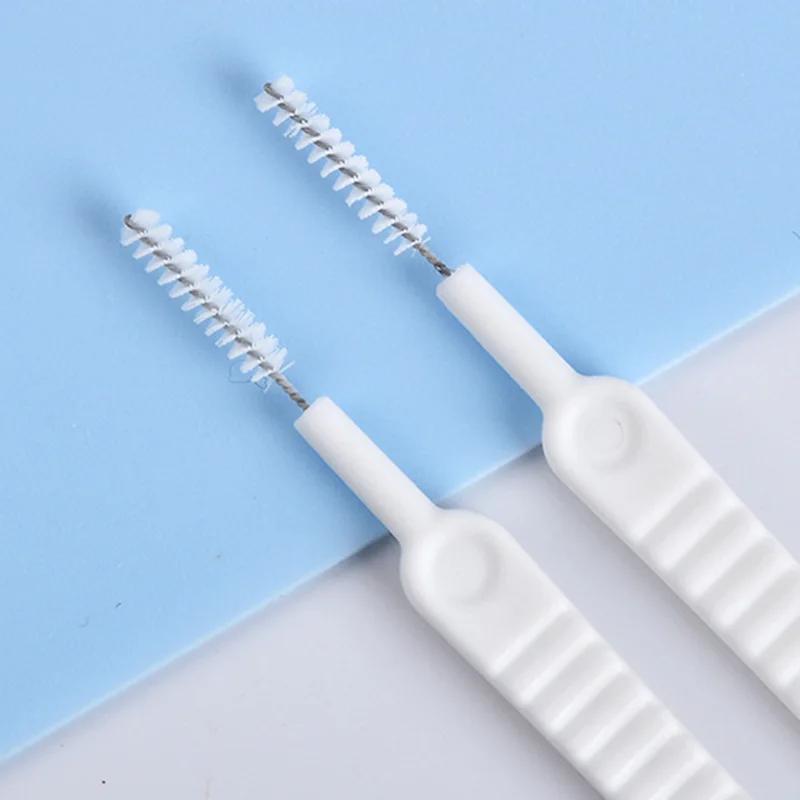 Nylonowa Mała Szczotka Głowica Prysznicowa Otwór Telefonu Komórkowego Mały Otwór Szczotka do Czyszczenia Szczelin Domowe Narzędzia Czyszczące Artykuły Gadżety