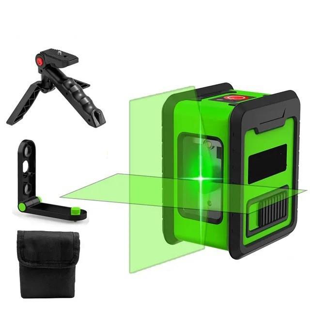 Nivelator Laser Mini de Înaltă Precizie cu 5 Linii, Lumină Puternică și Nivelă cu Apă cu 2 Linii