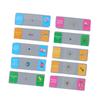 10Pcs Microscope Slides with Specimens Animal Plant Bug Glass Slides Laboratory Supplies for
