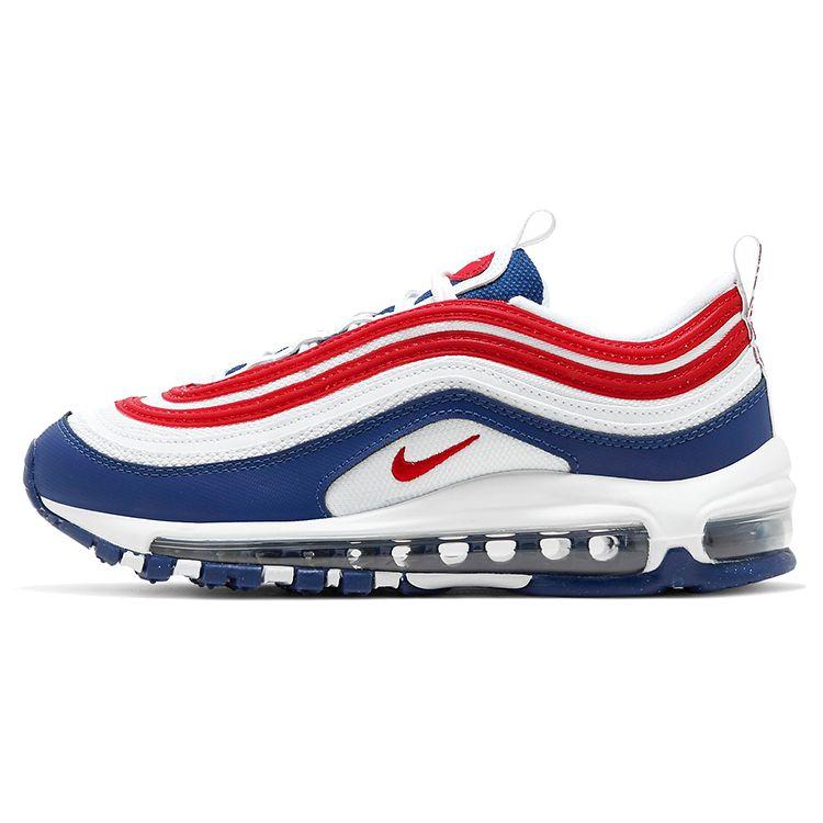 

Кроссовки Nike Air Max 97 GS USA White Obsidian University-Red CW5856-100