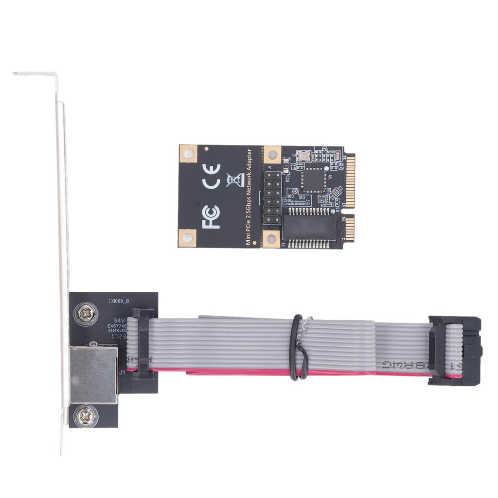 Mini PCIe Network Card Single Port 2.5G Gigabit Ethernet RJ45 Network Adapter Card for Desktop PC