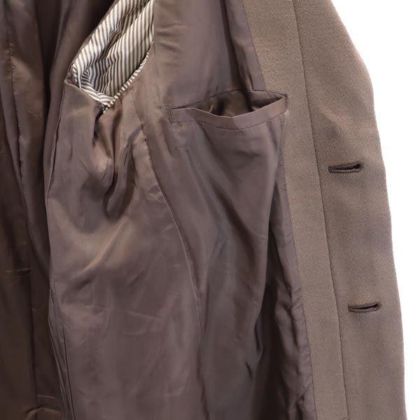 UNITED TOKYO FUKUSHIMA Vyrobeno v Japonsku vlněný směsový Chester kabát 2 Hnědý Pánský Použitý