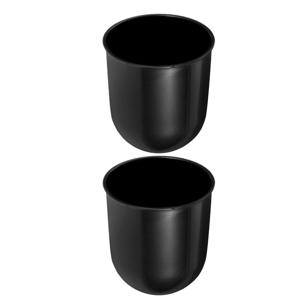 2Pcs Plastic Toilet Brush Cup Holder Modern Simple Design Compact Lightweight Bathroom Cleaning Tool Organizer Storage Rack