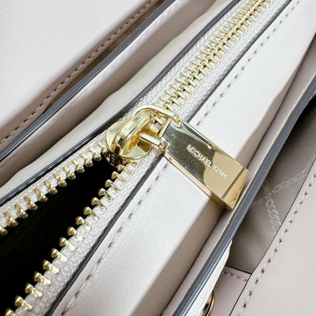 Michael Kors Shoulder Bag Handbag Cowhide Pink Beige Women Used