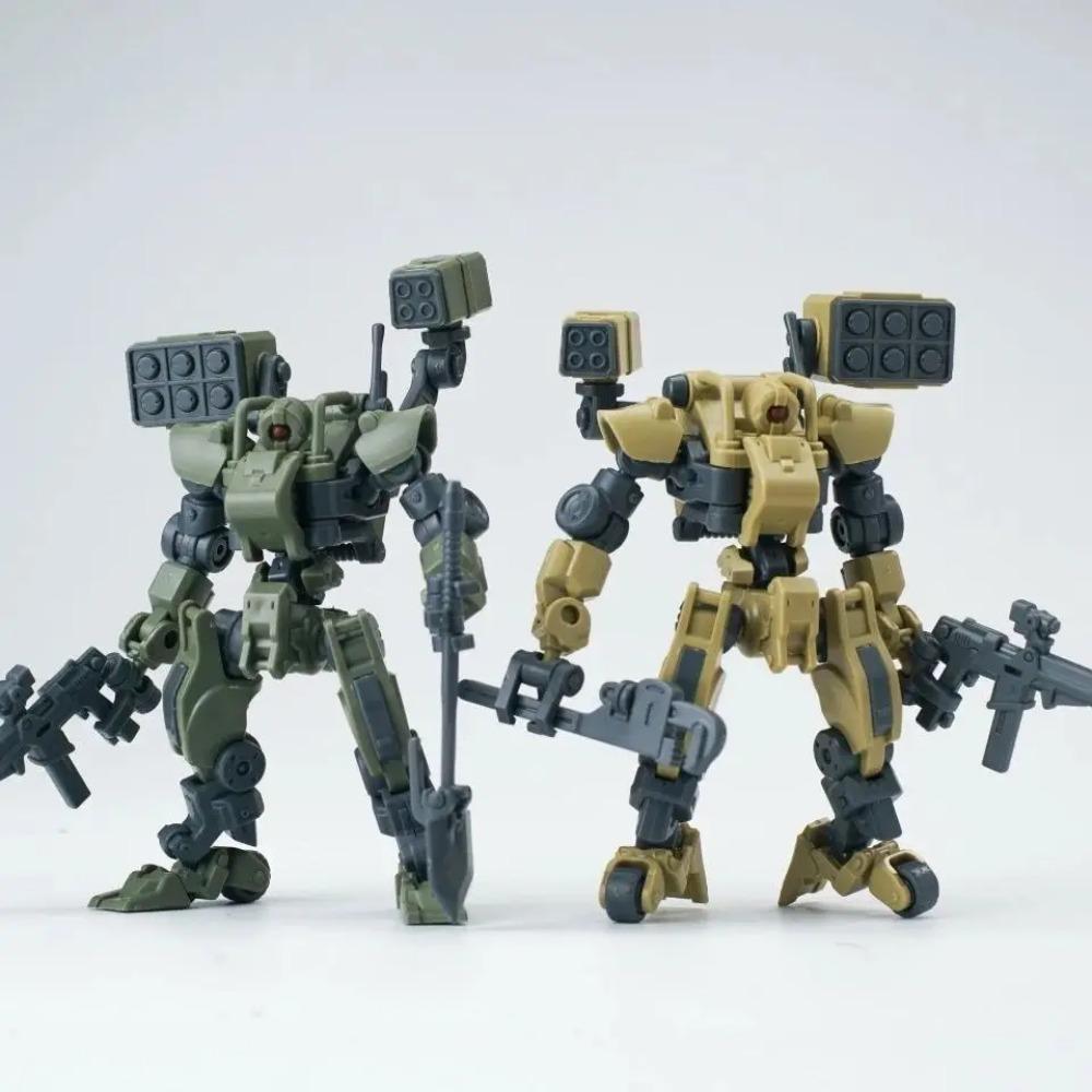 Sheik Mainland 3MIN Project MUGE-R2 Ventus Vector Strong Shield 3 IN 1 Mini Assembly Mech Robot,15+ Action Figure Boys Toy Gift