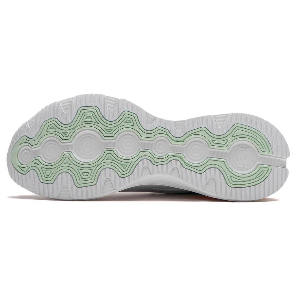 Li Ning YueYing Element Fabric Cushioning Slip Resistant Abrasion Resistant Low top Running Shoes Men's White ARHS009-7