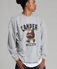 CREAM SODA LAB Camping Club Sweatshirt Gray
