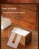 High-End Wooden Tissue Box for Living Room, Coffee Table, or Hotel - New Chinese Style with Customizable Logo Option