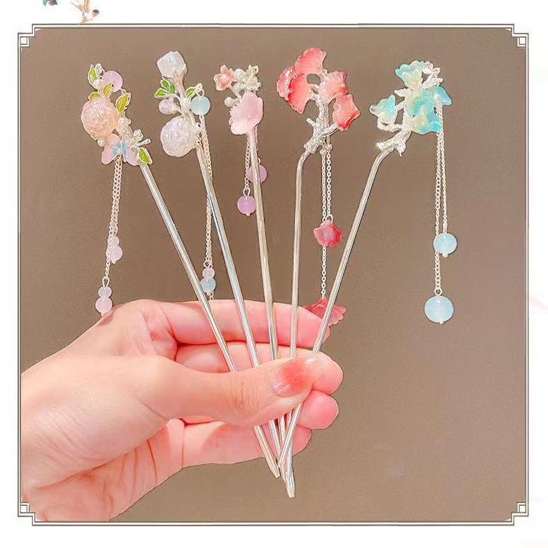 2023 New Ancient Style Tassel Hairpin - Chic Chinese Step Shake Hanfu & Cheongsam Accessory